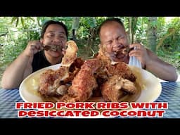 FRIED PORK RIBS WITH DESICCATED COCONUT #lutongbahayrecipe