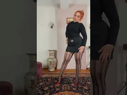 How do you like my outfit? #hosiery #nylon #highheels #stockings