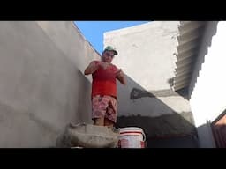 Hoje foi dia de muito trabalho aqui na obra