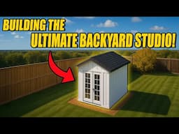 I Built A Backyard Home Office In 10 Days - Start To Finish!