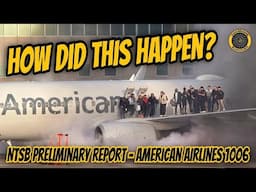 NTSB Prelim American 737-800 Engine Fire at Gate and Over Wing Evacuation