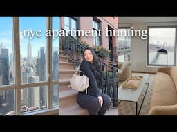 NYC APARTMENT HUNTING 2025 vlog🗽 | touring 7 apts + tips