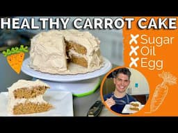 Healthy Carrot Cake with High Protein Brown Butter Cream Cheese Frosting | Chocolate Covered Katie