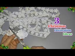 3 New Economical Christmas Decoration idea from Plastic Bottle | DIY Budget Friendly craft idea🎄