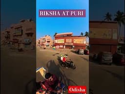 riksha at puri front of Jagannath temple #rikshajourney #purijagannath #puricity