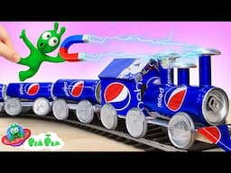 Let's Make a New Train - A Funny Story of Pea Pea and His Recycled Train