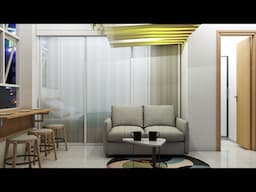 TINY APARTMENT 210sqft ( 19.5sqm MICRO APARTMENT TOUR ) | SPACE SAVING IDEAS | NEVER THINK TOO SMALL