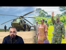 RIP: Okuziika Cedric Babu. Gen. Muhoozi attuse mu helicopeter