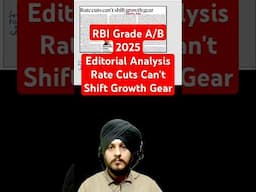 Editorial Analysis for RBI Grade B 2025 | ESI Descriptive Paper Current Affairs Preparation | EduTap