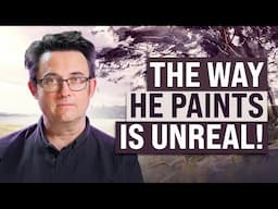 Legendary Watercolorist Creates Breathtaking Watercolor Landscape