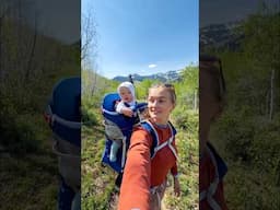 When can baby ride in the hiking carrier? #hikingwithkids #momlife #momsofyoutube #hikingadventures
