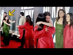 Palak Tiwar Comes Running And Hugs Shehnaaz Gill At The Bhootni Screening