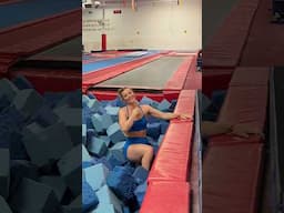 Re-learning an old skill🤸🏼 #gymnastics #training #vlog