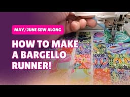 How to Make a Bargello Runner Using Your Embroidery Machine (Piecing & Quilting) May/June Sew Along!