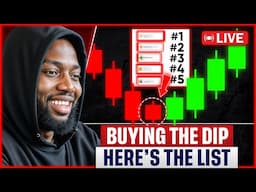 The Smart Money Move I'm Buying the Dip NOW -  Here’s The Whole List