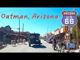 Visiting Oatman and the burros along Route 66 in western Arizona,