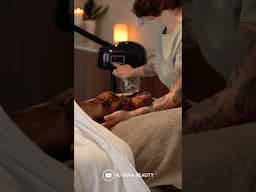 This is a luxury doggy facial