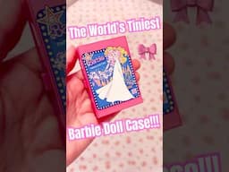 The World’s Tiniest Barbie Fashion Doll Case 🩷🎀🌸 #worldssmallest #barbiedoll #barbiecollector