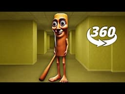I Defeated TUNG TUNG TUNG SAHUR in The BACKROOMS! (360° VR Jumpscares)