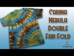 Tie Dye Designs:  Carina Nebula Double Fan Fold Ice Dye