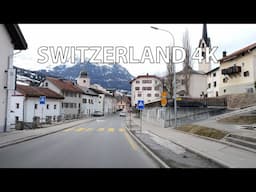 Swiss Alps Drive 4K - Juilerpass to Surse & Savognin - Switzerland