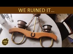 How to RESTORE A VINTAGE LIGHT Fixture for EVERYDAY Use