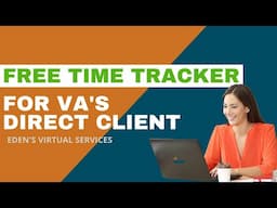 FREE TIME TRACKER WITH SCREENSHOTS | Virtual Assistant | Free VA Training