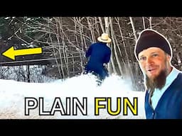 WILDEST Amish Winter Sport