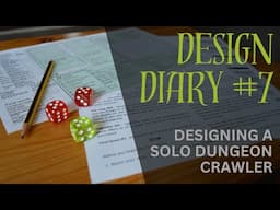 Game Design Diary 7 | Designing a mini solo questing game