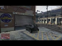 Grand Theft Auto V damaged car