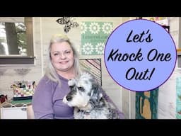 Monday Quilt Chat 5-26-25 | GOAL: Blue’s Batik JUNE 1st!