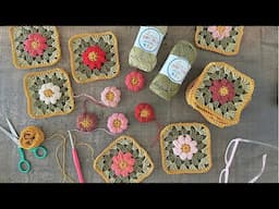 Floribunda Rose Crochet Tutorial!