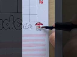 Bullet journal doodles ✨ jam jar 🍓🫙