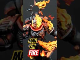 Man on Fire – Legion of the Damned Space Marines #warhammer40k