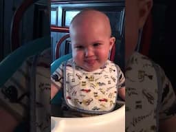 Too tiny to talk, but already hilarious! 😂👶 #baby #funnyvideos #cute #funnybaby #funny