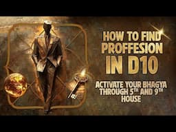 How to Find Proffesion in D10 ? Activate Bhagya through 5 and 9th house