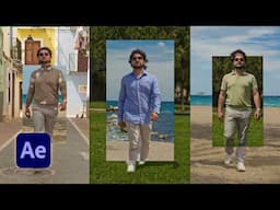 Walk Through Worlds Effect - Full After Effects Tutorial