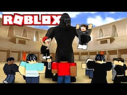 ROBLOX 100 PLAYERS VS 1 GORILLA WITH ALEXA!