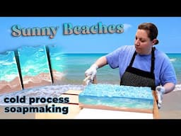 🌊 Making Beach Soap! 🏖️ | MO River Soap