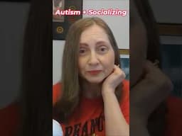 Socializing and Autism #actuallyautistic #autismawareness #shortvideo