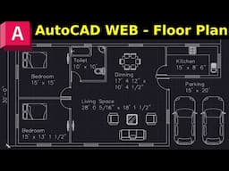 AutoCAD Web Floor Plan Tutorial for Beginners (Step by Step)