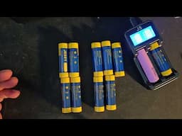 JESSY Brand 18650 Flat Top Batteries & Charger from Amazon Review