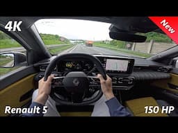 Renault 5 2025 POV Test drive (E-Tech 150 HP, 52 KWh) City - Highway