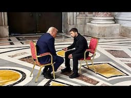 Trump and Zelensky meet one-on-one inside St Peter's Basilica ahead of Pope's funeral