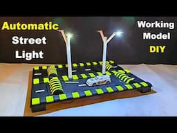 automatic street light working model science project exhibition - diy - without sensor | howtofunda
