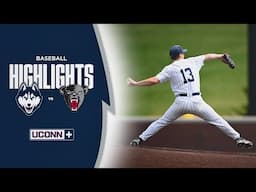 HIGHLIGHTS | UConn Baseball Completes Sweep of Maine with 5-1 Win