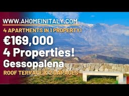 HUGE ITALIAN PROPERTY! 4 apartments, 2 shop units, 2 garages and a STUNNING ROOF TERRACE in Abruzzo.