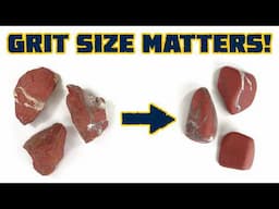 What's the Optimal Grit Size in Large and Small Barrels?
