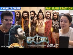 Pakistani Couple Reacts To Kannappa Trailer | Hindi | Akshay Kumar | Prabhas | Vishnu M | Mohanlal