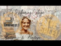All Antique & Vintage Ephemera Sale!! This Should Be Fun!…